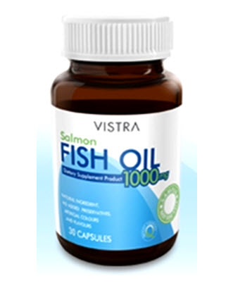 00203: Vistra Salmon Fish Oil 1000 mg 75 เม็ด